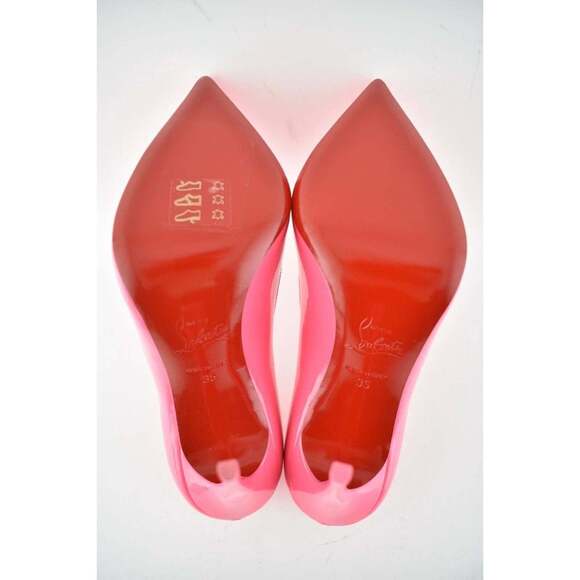 Christian Louboutin Hot Chick 100 Magnifique Pink Patent Leather Heel Pump 35 - Picture 9 of 9